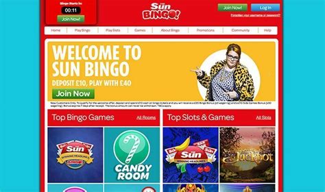 sun bingo online log in.